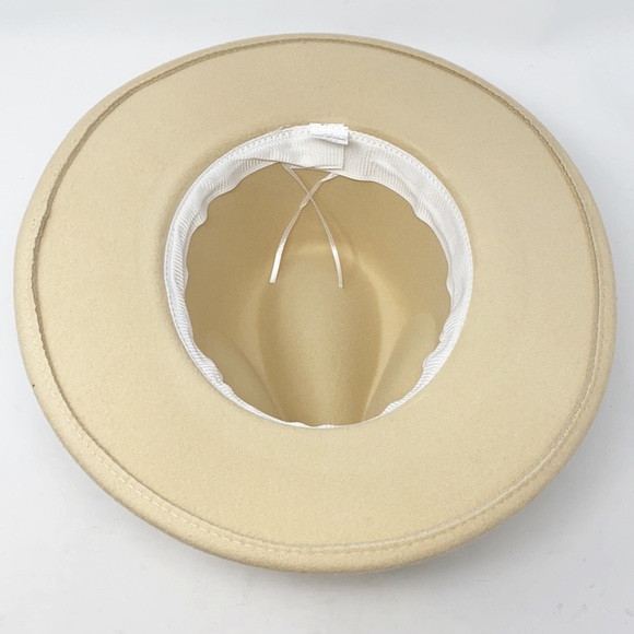 Western Boho Metal Band Classic Panama Hat - Picture 7 of 9